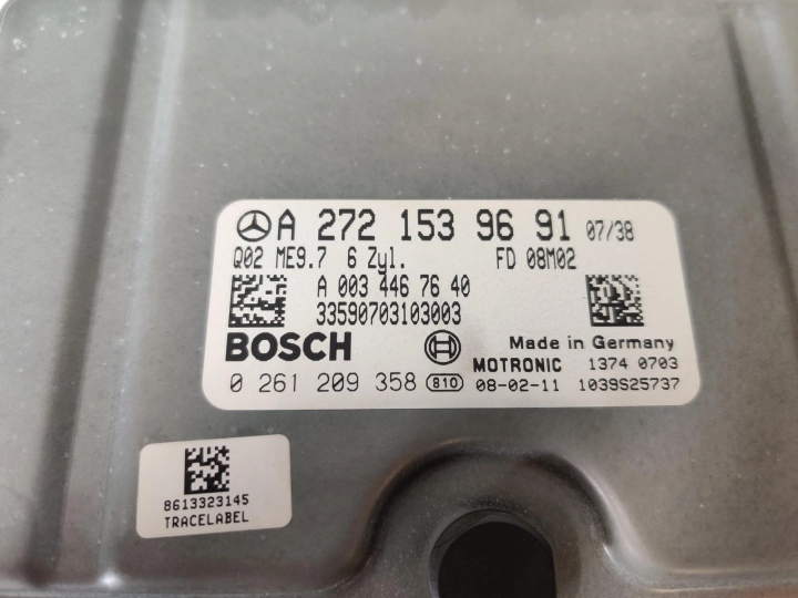 Komputer ECU A2721539691 3.5 V6 Mercedes SLK 350 R171