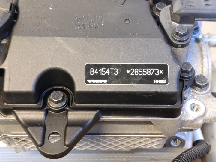 Engine B4154T3 1.5 Turbo 122 HP Volvo V40 (525) T2 71TKM 2018